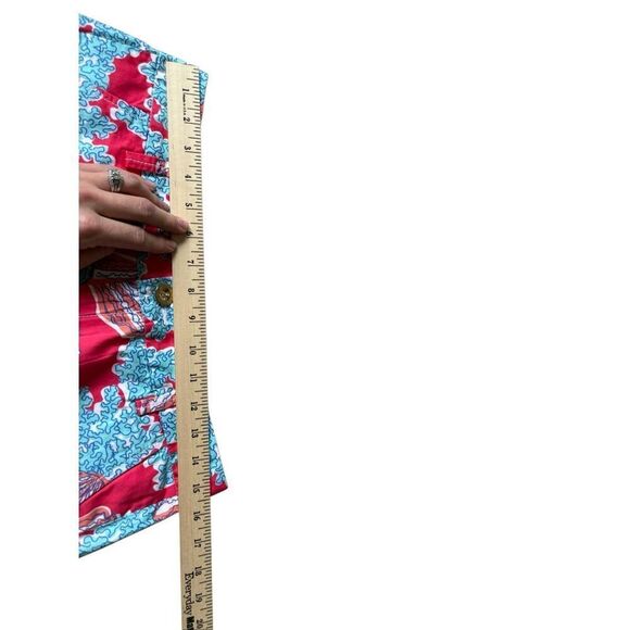 NEW Lilly Pulitzer Jayne Shorts size 2 Watermelon Red Blue Coral Coastal - Picture 7 of 15
